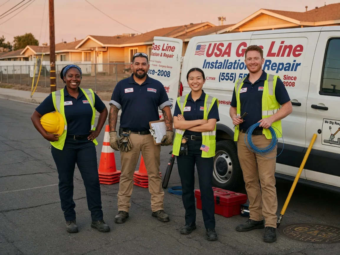 Gas Line Installation company in Paint Bank, VA
